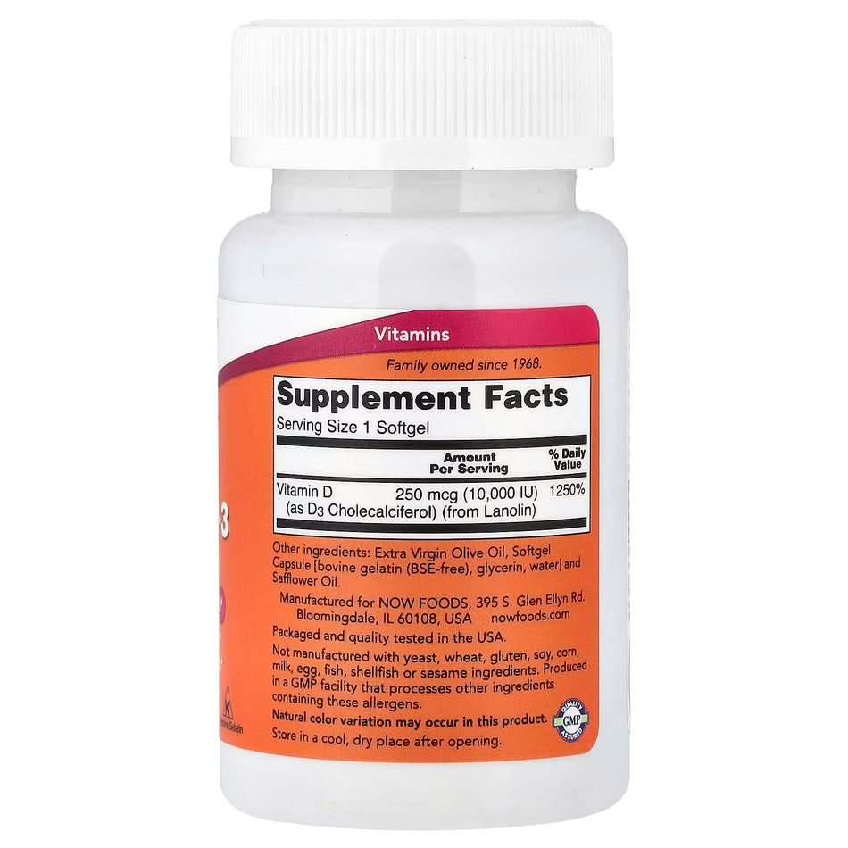 VITAMIN D-3 10,000 IU 120 SOFTGELS