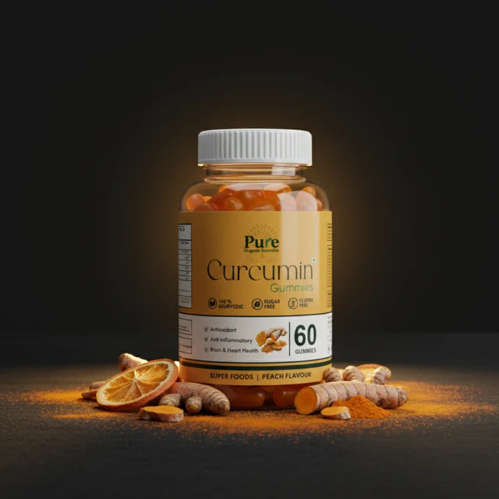 Pure Organics Australia Curcumin Gummies – 60 Gummies