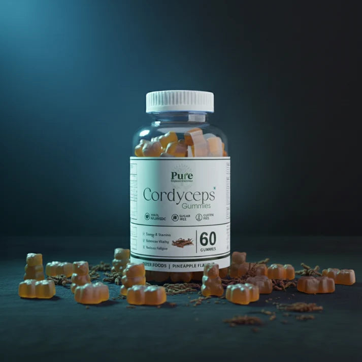 Pure Organics Australia Cordyceps Gummies – 60 Gummies