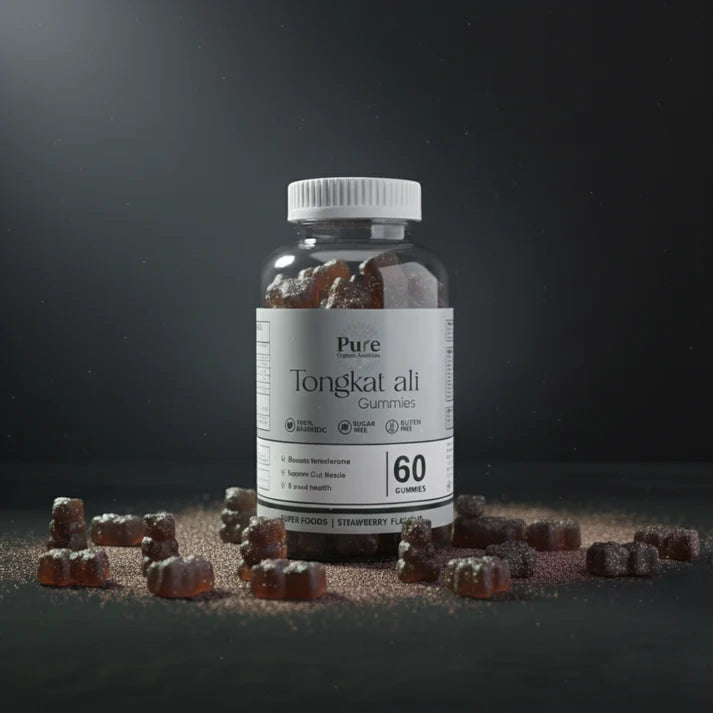 Pure Organics Australia Tongkat Ali Gummies – 60 Gummies