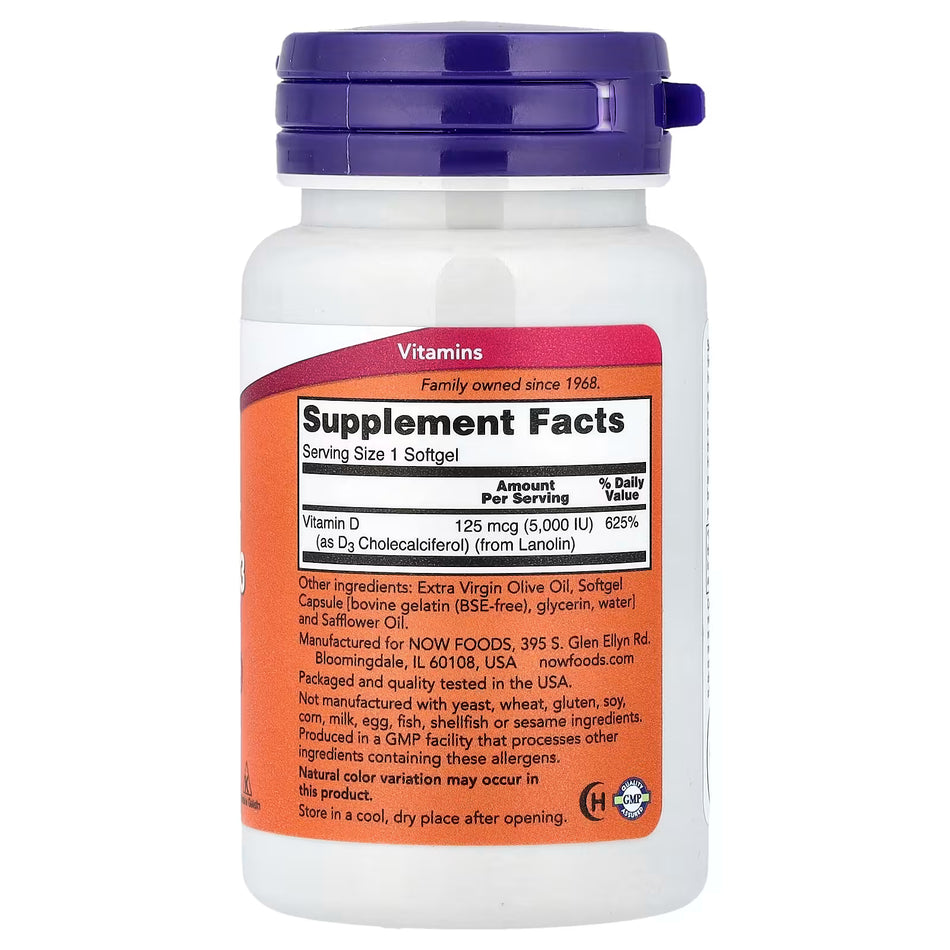 VITAMIN D-3 5,000 IU 120 SOFTGELS