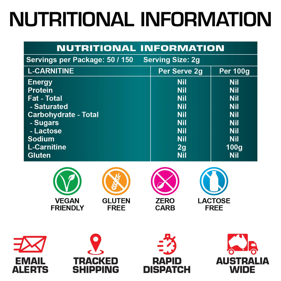 L CARNITINE BODY RIPPED