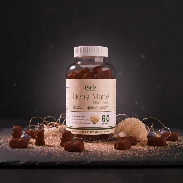 Pure Organics Australia Lion’s Mane Gummies – 60 Gummies