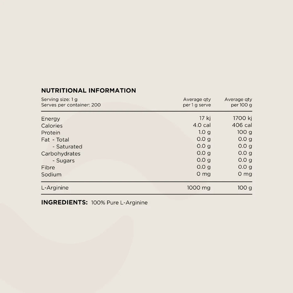 L-ARGININE SWITCH