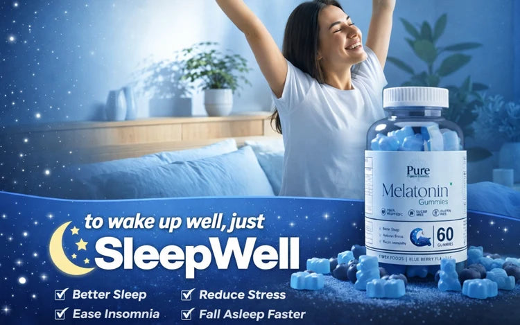Pure Organic Australia Melatonin Gummies - 60 Gummies
