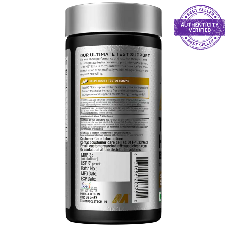 TEST HD ELITE MUSCLETECH
